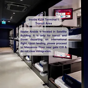 Kepler Club Klia Terminal 1 - Airside Transit カプセルホテル