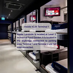 Kepler Club Kuala Lumpur Airport - Klia T1 Landside, Public Area カプセルホテル